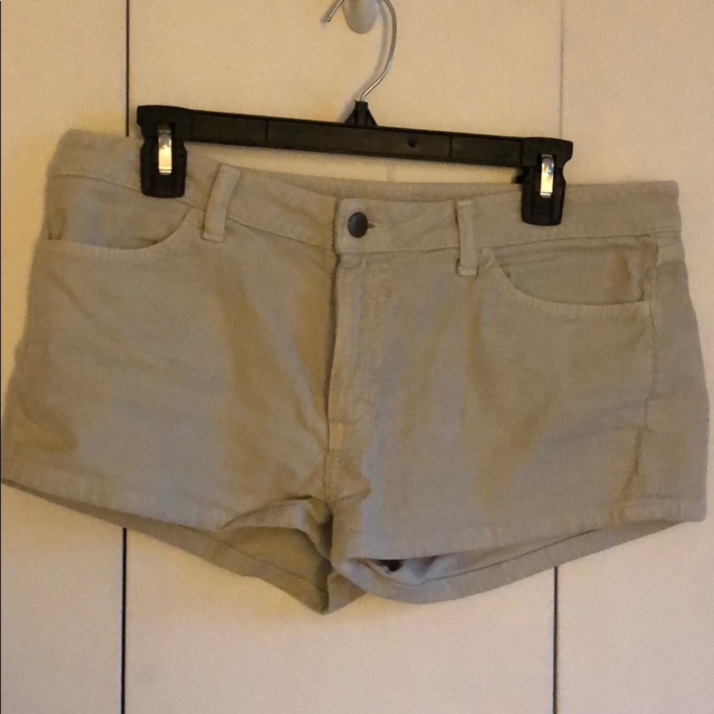 American apparel corduroy shorts